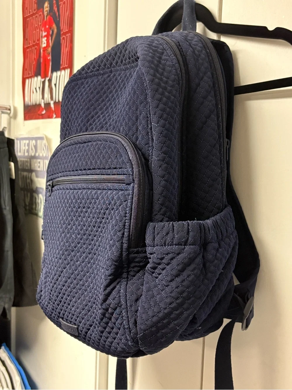 Vera Bradley Campus Backpack - Microfiber Navy